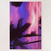 Rosa und Lila Sonnenuntergänge Puzzle (Vertikal)