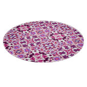 Rosa und Lila spanische Fliesen Schneidebrett (Ecke)