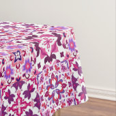 Rosa und Lila spanische Fliesen Tischdecke (Beispiel)