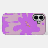 Rosa und Lila Splash-Thema Case-Mate iPhone Hülle (Rückseite (Horizontal))