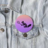 Rosa und Lila Squirrel Tennis Button (Beispiel)