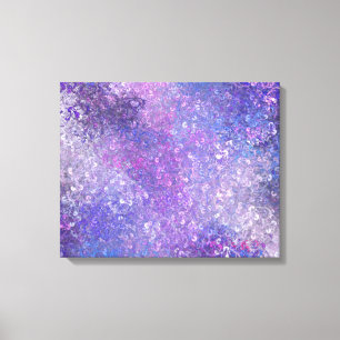 Rosa und lila Strass-Bling Leinwanddruck