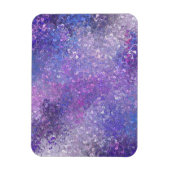 Rosa und lila Strass-Bling Magnet (Vertikal)
