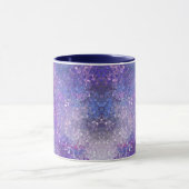 Rosa und lila Strass-Bling Tasse (Zentrum)