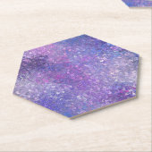 Rosa und lila Strass-Bling Untersetzer (angewinkelt)
