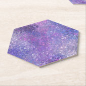 Rosa und lila Strass-Bling Untersetzer (angewinkelt)