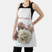 Rosa- und Lila-Strohblumen hübsch mit Namen Schürze (InSitu)