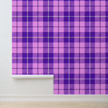 Rosa und Lila Tartan Kariert