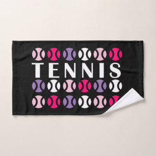 Rosa und 💜 lila Tennis 🎾 Handtuch