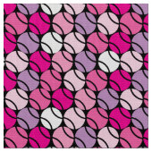 Rosa und lila Tennisbälle Stoff (Nahaufnahme)