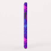 Rosa und Lila Tropenstapel  Case-Mate iPhone Hülle (Hinten/Rechts)