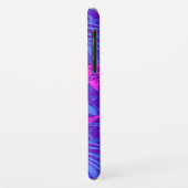 Rosa und Lila Tropenstapel  Case-Mate iPhone Hülle (Hinten/Links)