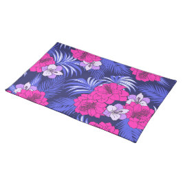 Rosa und Lila tropisch - Ein helles Design für Hib Stofftischset