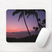 Rosa und lila tropisches Sonnenuntergang mousepad (Mit Mouse)