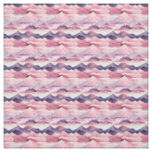 Rosa und Lila Wasserfarbe Landschaft Stoff (Muster)
