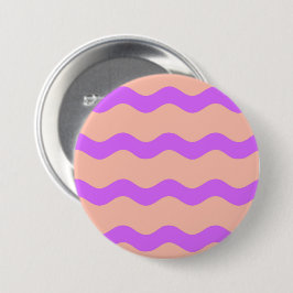 Rosa und lila Wellenmuster Button