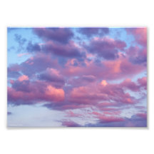 Rosa und Lila Wolken