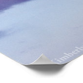 Rosa und Lila Wolken Poster (Ecke)