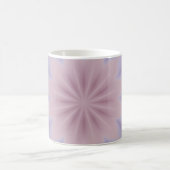 Rosa und Lilac 3D Blume Drei Kaffeetasse (Mittel)