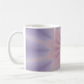 Rosa und Lilac 3D Blume Drei Kaffeetasse (Links)