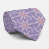 Rosa und Lilac 3D-Blume Krawatte (Gerollt)