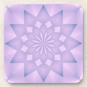 Rosa und Lilac Rosette Getränkeuntersetzer