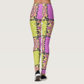 Rosa und Limon , Patchwork Leggings (Rückseite)