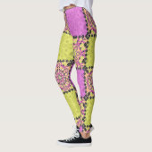 Rosa und Limon , Patchwork Leggings (Links)