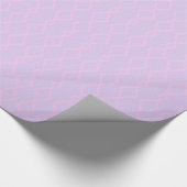 Rosa und Magenta Geometrie Geschenkpapier (Ecke)