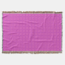 Rosa und Magenta Welsh Tapestart Muster Blanket