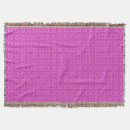 Rosa und Magenta Welsh Tapestart Muster Blanket Decke