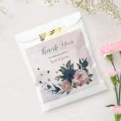 Rosa- und Marinehochzeit Blume Geschenktütchen (Versiegelt)