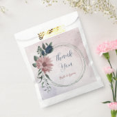 Rosa- und Marinehochzeit Blume Geschenktütchen (Versiegelt)