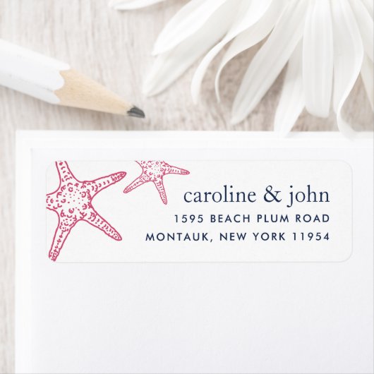 Rosa und marinierte Rücksendeadresse (Insitu)