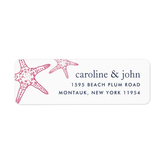 Rosa und marinierte Rücksendeadresse (Vorne)