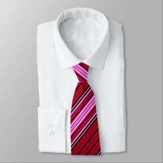 Rosa und Maroon Streifen Krawatte