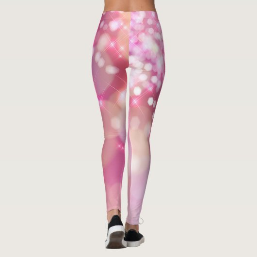 Rosa und Marshmallows Leggings (Rückseite)
