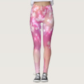 Rosa und Marshmallows Leggings (Vorderseite)