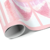 Rosa und Mauve Geschenkpapier (Rolleneckpunkt)