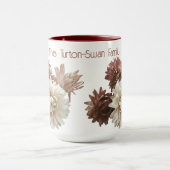 Rosa und Mauve Strawblume Tasse (Zentrum)