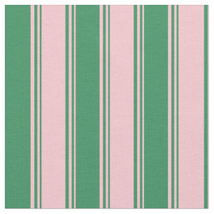 Rosa- und Meeresgrün farbige Streifen/Linienmuster Stoff