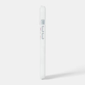 Rosa und Melon Hawai'i Stil tropischen iPhone Gehä 15 Hülle (Linke Seite)