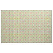 Rosa und Minzgrün | Blumenfantasie Stoff (Fat Quarter (45,7 x 55,9 cm))