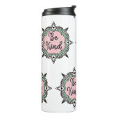 Rosa und Minzgrün sind nett Thermosbecher (Nach links gedreht)