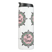 Rosa und Minzgrün sind nett Thermosbecher (Nach rechts gedreht)