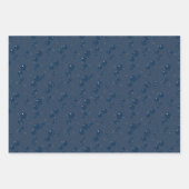 Rosa und navy Blue Mexican Axolotl Geschenkpapier Set (Vorderseite 2)