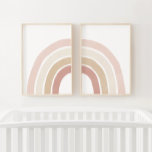 Rosa und neutrale Rainbow-Girl-Kinderzimmer Bilderwand Sets<br><div class="desc">Fügen Sie Ihrem kleinen Platz eine Touch mit diesem Set aus zwei rosa und neutralen Regenbogendrucken hinzu,  ideal für einen Crib oder eine Kommode.</div>