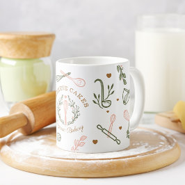 Rosa und Olivgrün Backen & Kochen Utensidische Bäc Kaffeetasse