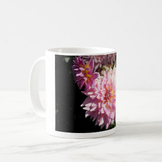 Rosa und Orange Dahlie – Fine Art Fotografie Kaffeetasse