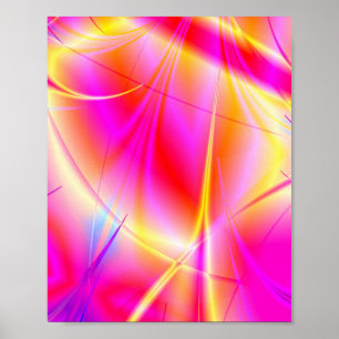 Rosa und Orange Fantasia Poster